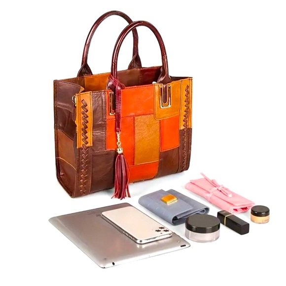 Genuine Leather~NWOT~Cobbler Legend Vintage Handmade Satchel/Shoulderbag/Tote - Picture 9 of 11